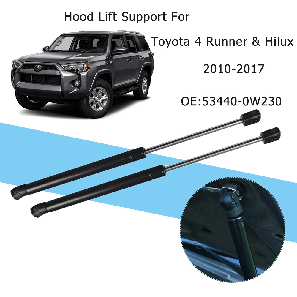 Black Fit Toyota Tercel 95-99 Bonnet Hood Lift Support Car Damper Kit