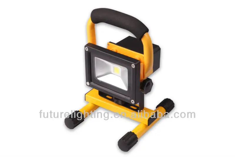 li-ion battery 4400mAH 10W rechargeable led floodlight with 3 Years Warranty