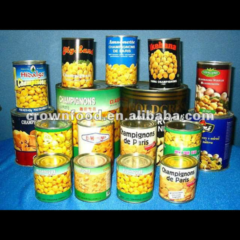 canned mushroom, canned mushroom direct from suzhou crown food