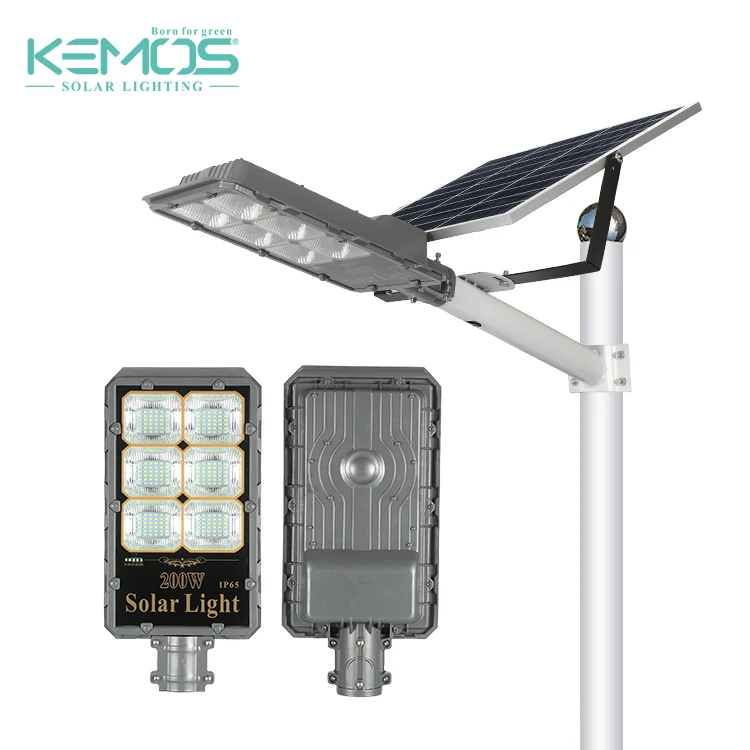 Суперъяркая интеллектуальная Водонепроницаемая уличная светодиодная Солнечная уличная лампа Ip65 60 Вт 100 Вт 200 Вт 300 Вт 400 Вт