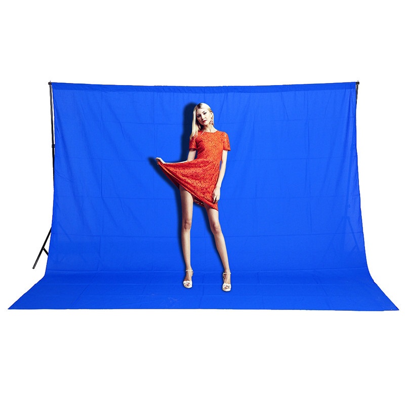 3*3 м хлопковый муслиновый фон для фотосъемки, фоны для студийной фотосъемки с голубым экраном, хромакей, фоном для фотосъемки