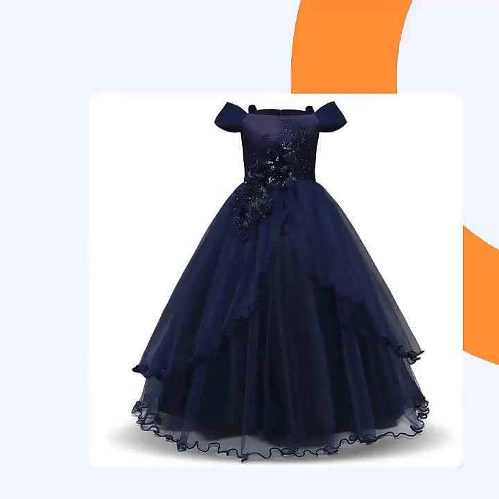 Long Elegant Prom Gowns Teenagers Dresses for Girl Children Party Clothing  Kids Evening Formal Dress for Bridesmaid Wedding