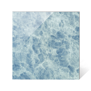 STPI633 Polished Porcelain blue marble look price floor and Wall Tile united states double glazed tiles