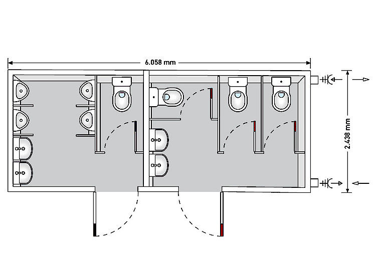 中国厕所厕所预制公厕预制浴室厕所卫生容器中国便携式厕所 - buy