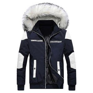 hooded jacket big fur leather jackette for men for 15 yrs leather jackets