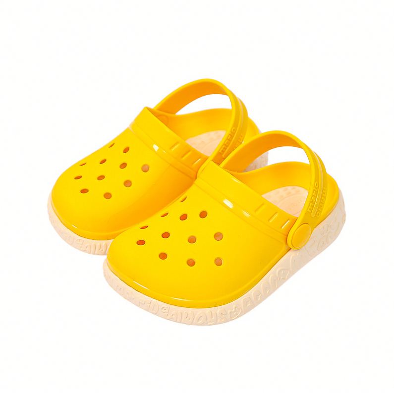 Новинка 2020, эластичные мягкие безопасные шлепанцы для студентов, Нескользящие Шлепанцы из ЭВА, Заводские милые детские сандалии