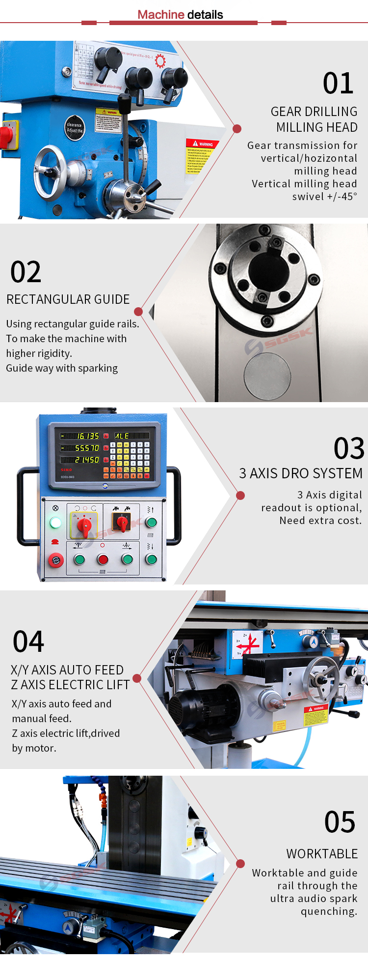 ZX6350A Drilling Milling Machine - Precision & Competitiveness