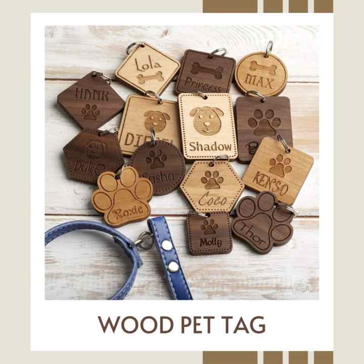 20 piezas de acero inoxidable para identificación de mascotas, etiqueta 20 piezas de acero inoxidable para identificación de mascotas, etiqueta