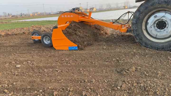 New GPS-Tracked Satellite Land Leveler for Farm Paddy Fields Laser Grader  Pump Bearing Core for Earth Moving Agriculture