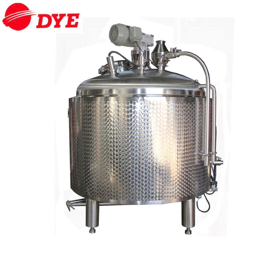 Двухслойный охлаждающий бак для смешивания молока и молока SUS304, 2000 л