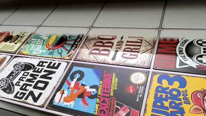 501 Plaque Metal Evian Les Bains Sud De La France Vintage French Travel Wall Sticker Vintage Poster Aluminium Unique Métal Mur Affiche Pour Garage Maison Salon 20x30 Cm