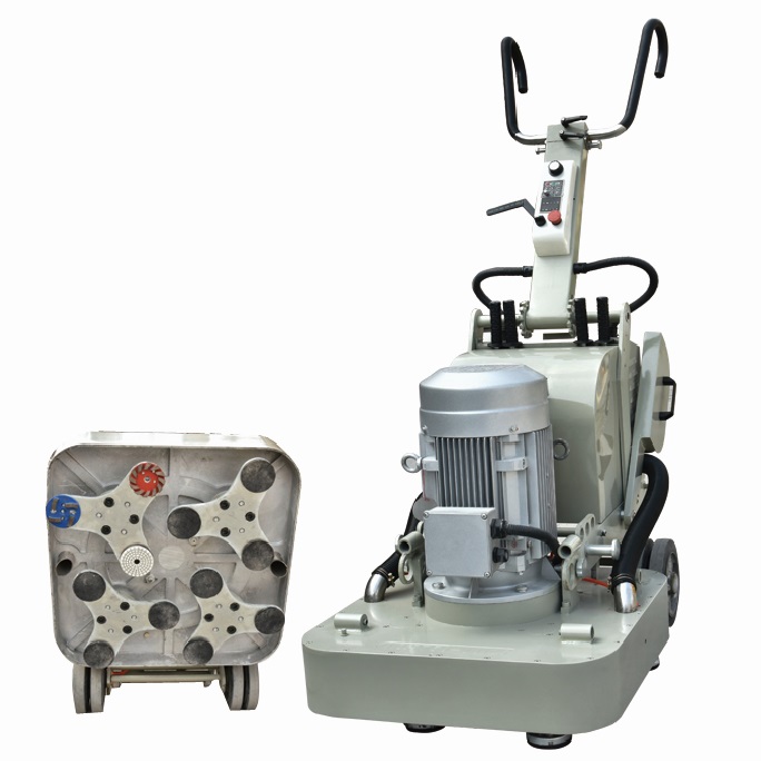 12 Heads Marble Floor Polishing Machine 15KW Terrazzo  Grinder With Dust Port