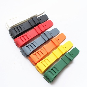 25mm rubber silicon watch strap replacement richard mill watch band