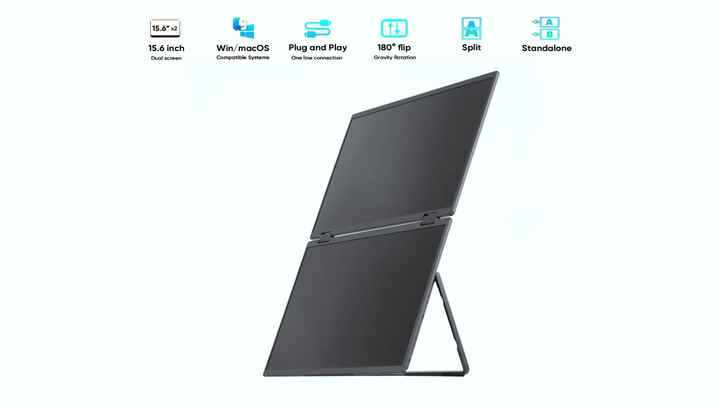 ODM 15.6 Inch 1080P Portable Monitor Touchscreen Laptop Extended Screen ...