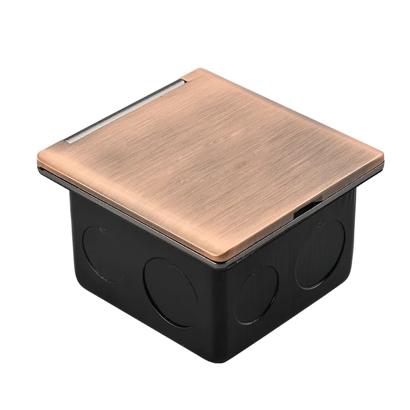Электрические выдвижные напольные розетки, 5 контактов, необычный выходной ящик, модульная комбинация USB, под заказ, доступная мощность, латунь