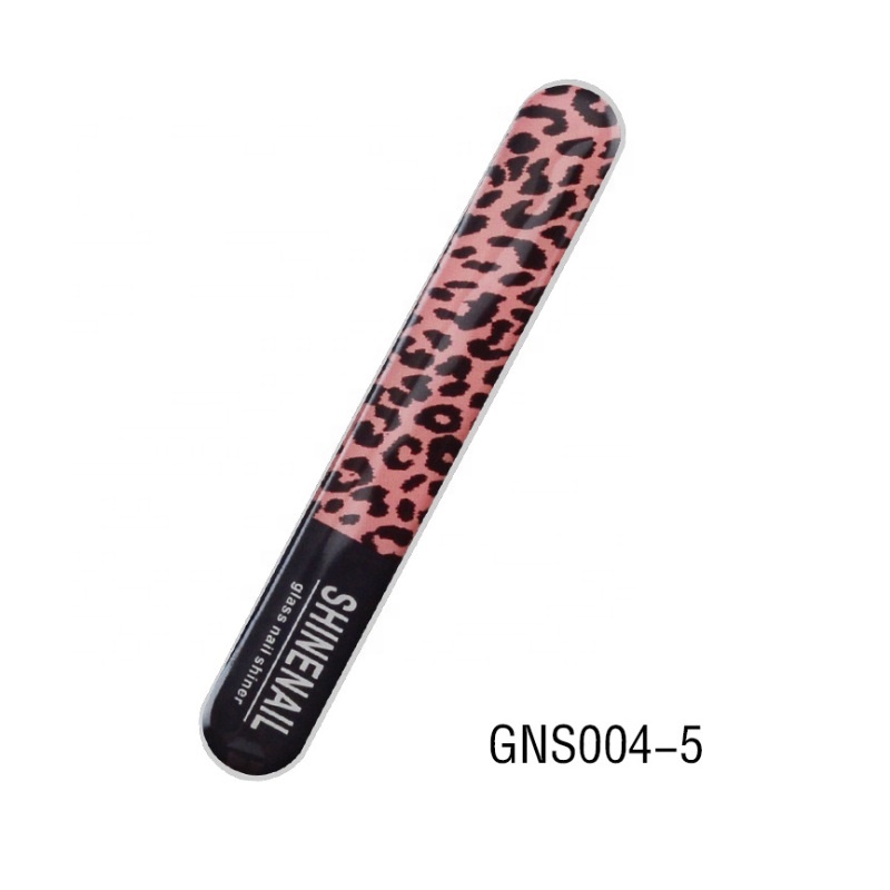 Пилка для ногтей LIZY полированная круглой формы с принтом, инструменты для маникюра и красоты