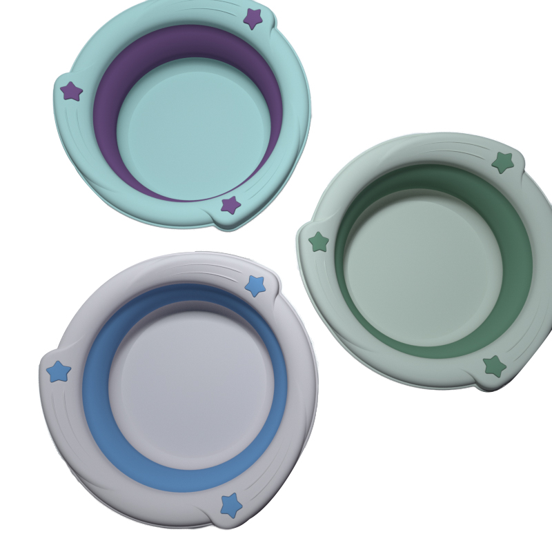 new design Portable Basin Foldable baby plastic wash basin folding bathroom Collapsible traveling outdoors Washbasin