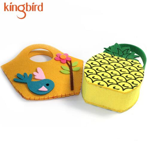 Красивые войлочные корзины ручной работы, сумка для покупок из войлока