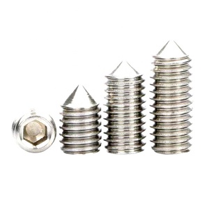 6pcs M3 Slotted screws ball head set bolts grubs hex socket slot screw bolt grub