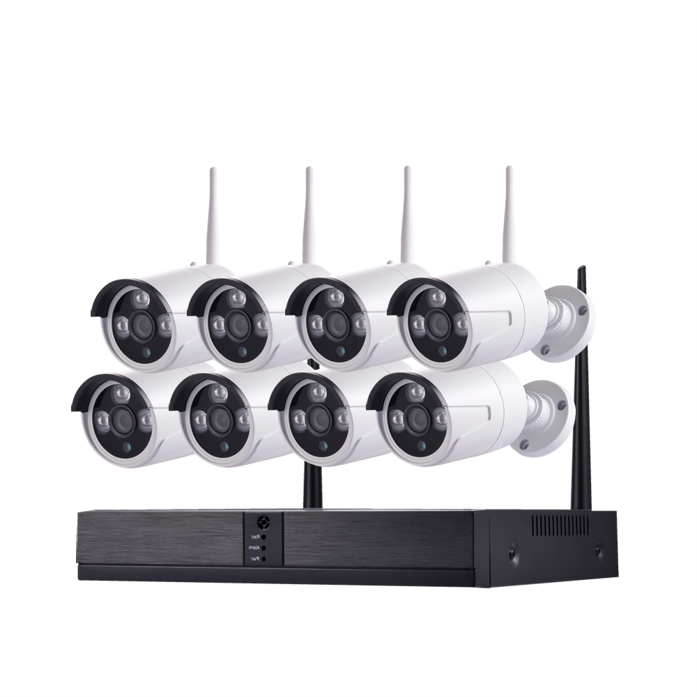 8CH CCTV системы беспроводной 1080P NVR с HD 2MP внешняя инфракрасная водонепроницаемая Wi-Fi камеры безопасности системы видеонаблюдения Kit