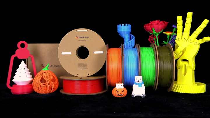 NextShapes Multicolor 3D Printer Filament 1Kg 1.75Mm High Speed ...