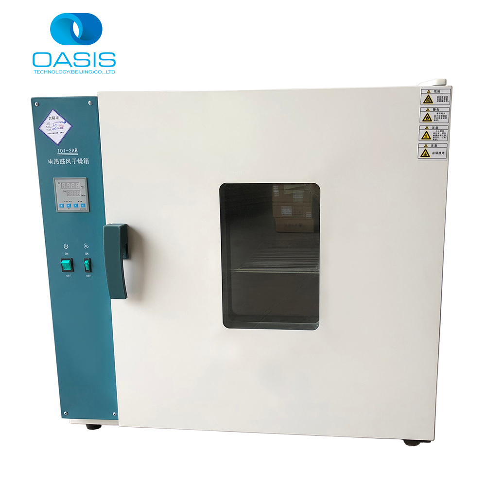101-2AB 136L оцинкованная стальная печь для сушки циркулирующим горячим воздухом для лаборатории