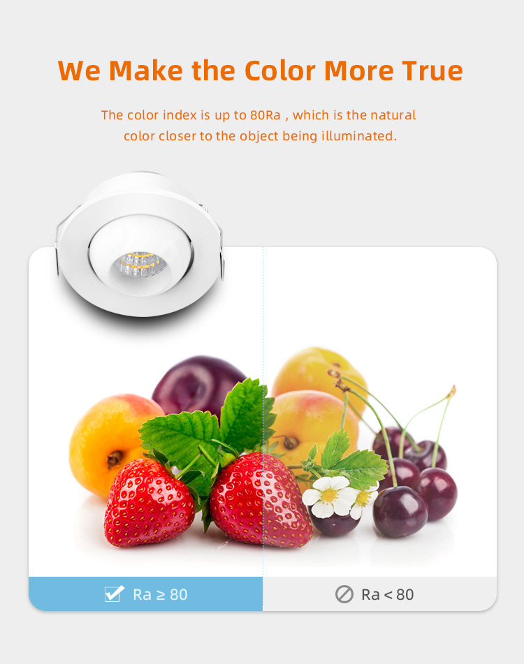 Dimmable Coolwhite Professional Led Spotlights Hotel Surface Mount Spotlights