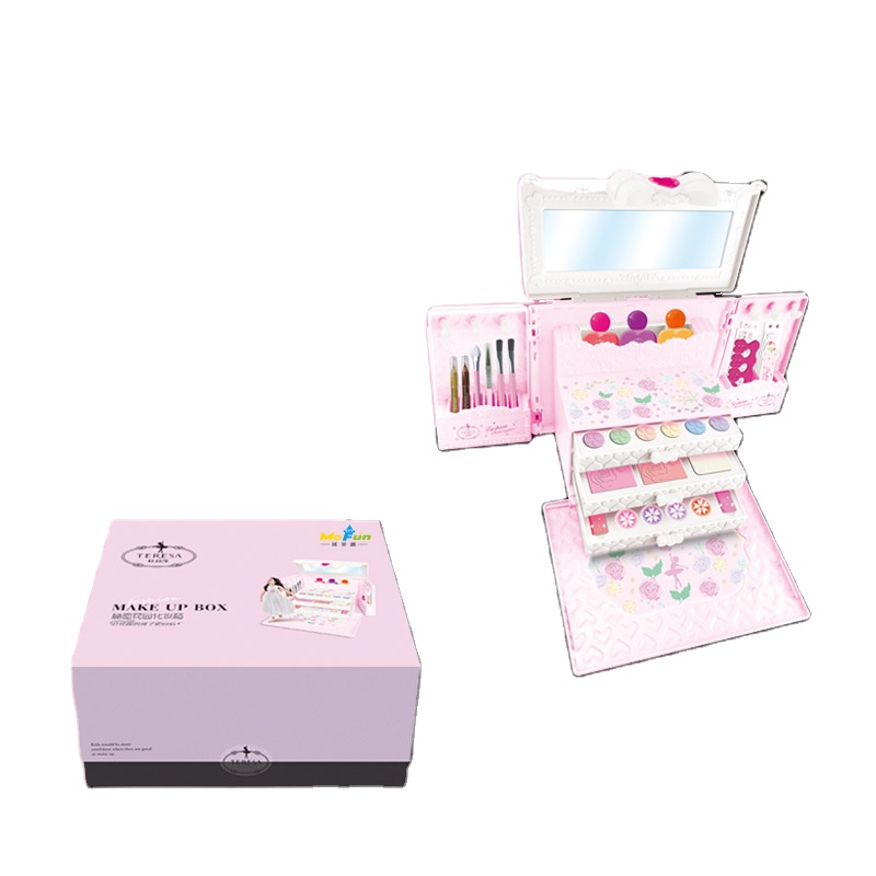 2020 New Design Butterfly Children Make Up Set Kids Cosmetics Makeup Kits Toys for girls