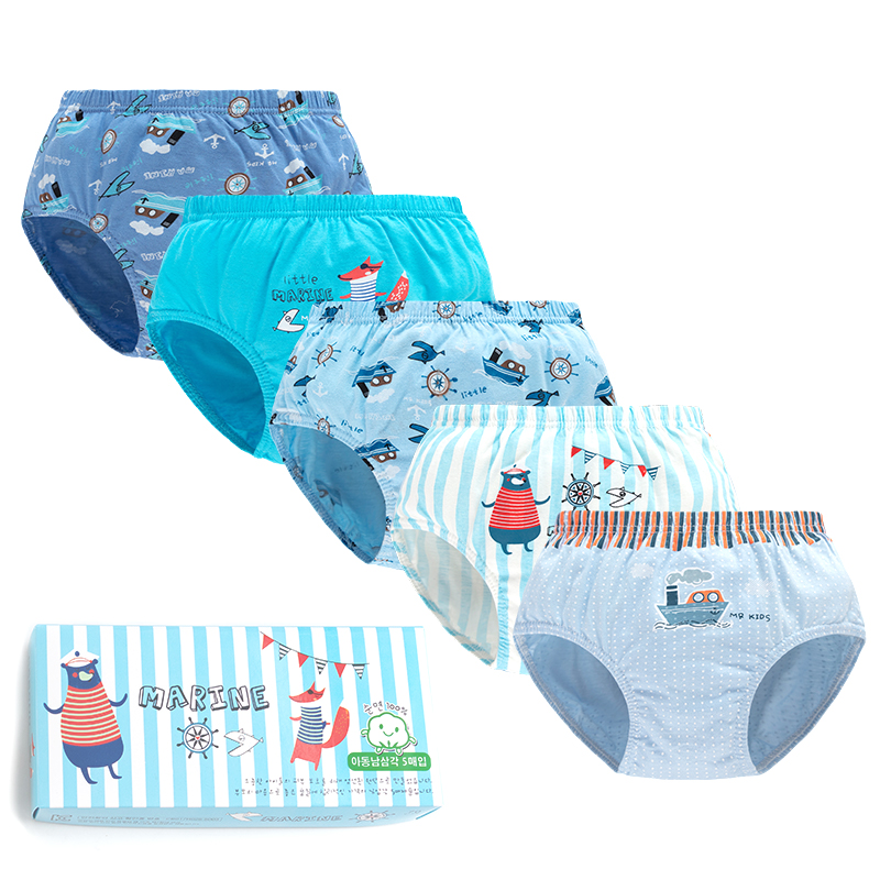 2021 new cotton kids panties china panties cartoon boy underwear with low price wholesale