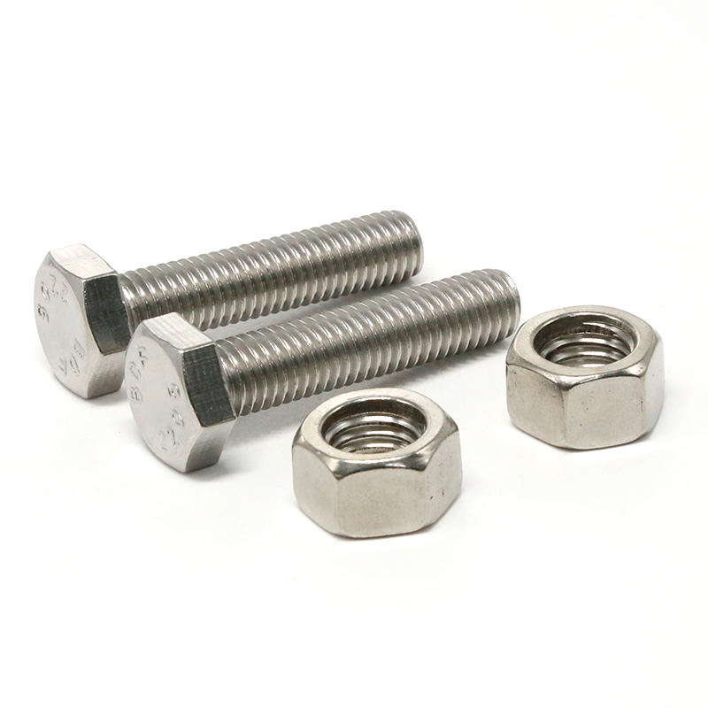 Factory Price M6 M120 Inconel 625 718 Hex Bolt DIN933 And DIN934 Nut
