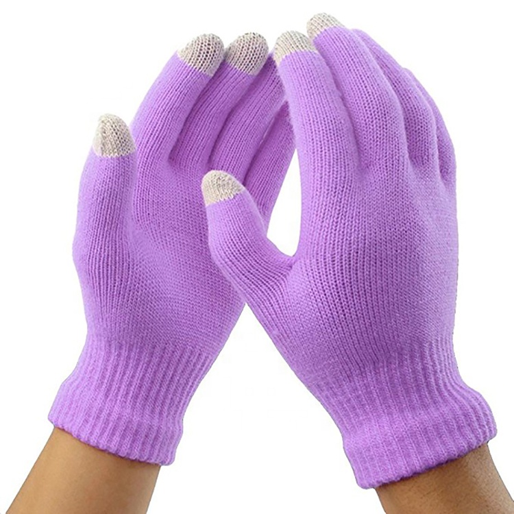 2020 зимние волшебные перчатки с сенсорным экраном для женщин и мужчин, теплые эластичные вязаные шерстяные варежки, перчатки