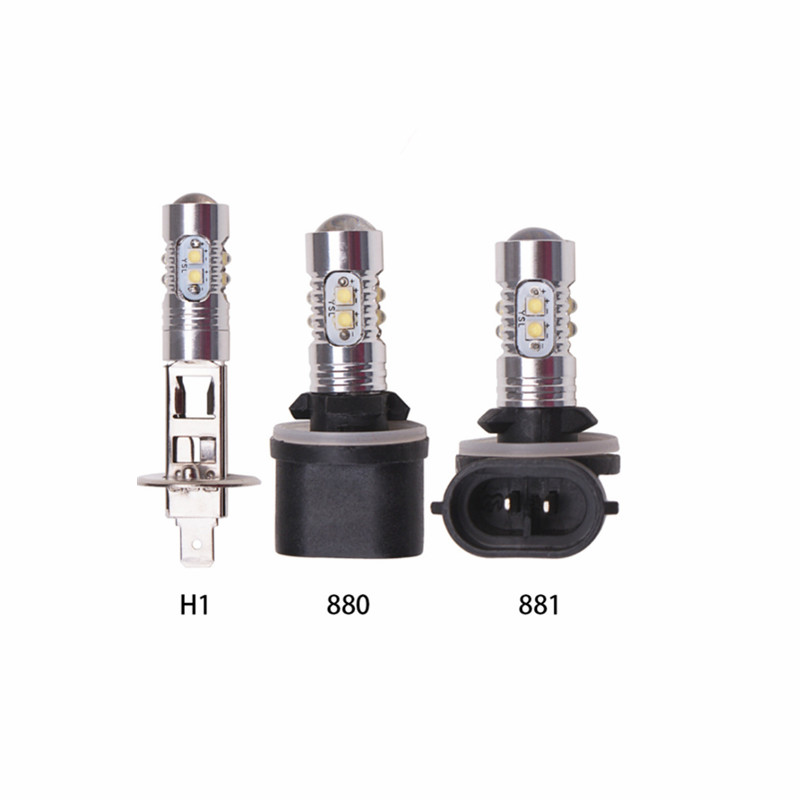 H1 880 881 высокомощная Автомобильная противотуманная фара 50 Вт автомобильная светодиодная лампа