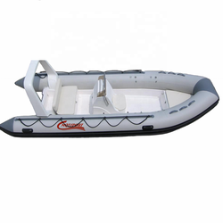 CHINA boat factory CE rigid hypalon inflatable rib boat 480 with outboard engine motor for sale