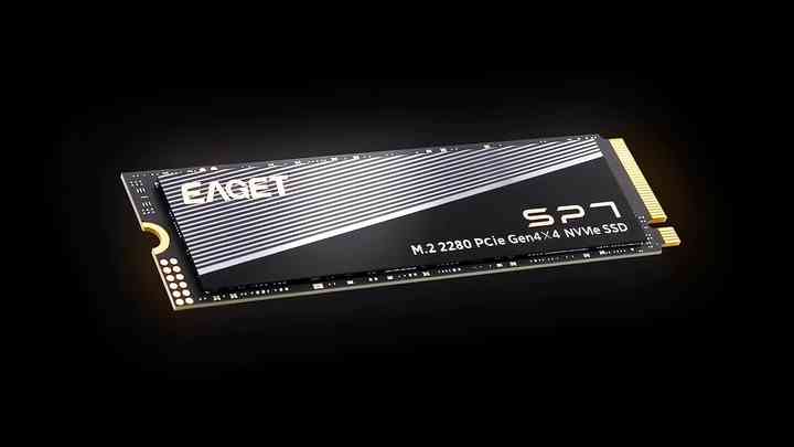内蔵型SSD EAGET SP7 1TB M.2 2280 NVMe SSD EAGET 1TB/2TB/4TB NVMe M.2 SSD, PCIe 4.0, 7400MB/s, Internal Solid