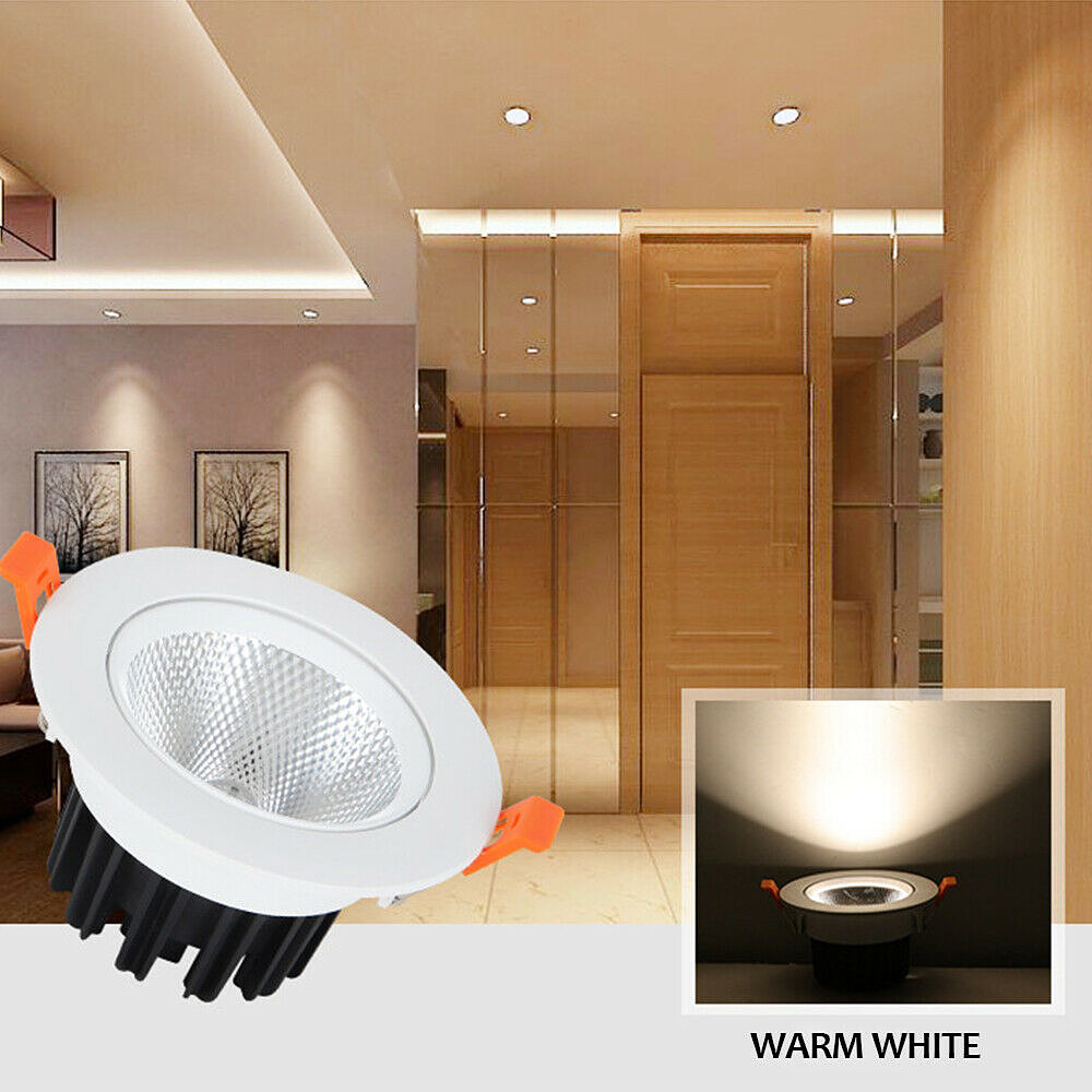 Home Decorative Recessed LED Ceiling Downlight Dimmable 6W 9W 20W