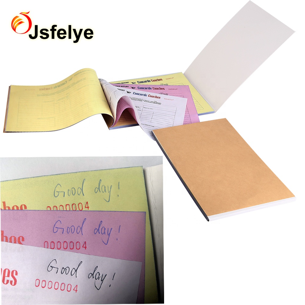 Книга-фактура, 3 части, безуглеродный формат А4, размер 8,27x11,7 дюйма, 50 наборов в одной книжке