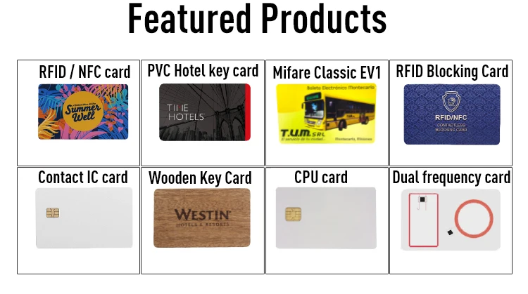 cartes-clés d'hôtel RFID