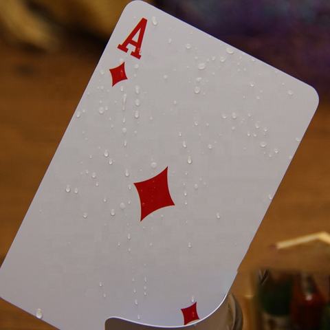 wjpc-定制透明 pvc 扑克牌批发塑料扑克牌包