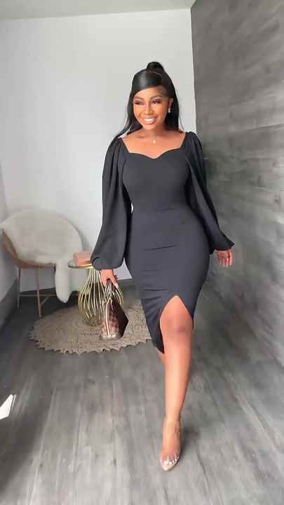 dark blue formal dress Lady Black Tie - Novalee Gown - Navy - Hot Stone Dress With Lace Up Back