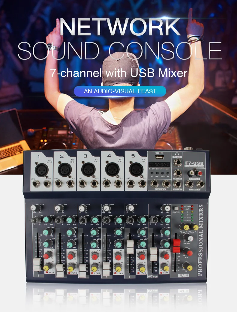 Good Price studio master audio mini mixer Live Sound