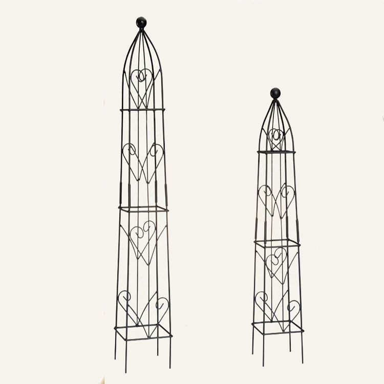 НОВЕЙШИЙ МЕТАЛЛИЧЕСКИЙ садовый Obelisk Trellis прочный металлический садовый помощник для альпинизма растений