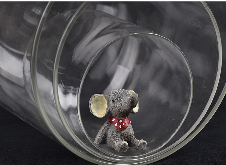 Factory Wholesale Custom Large Bell Glass Cloche Clear Glass Dome house With Wood Base for flower preserved