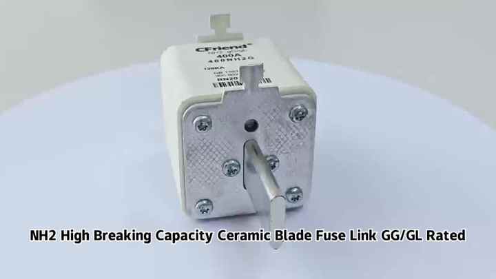 NH2 NT2 Ceramic Blade Fuse - 400A, 500V, 120KA Breaking Capacity