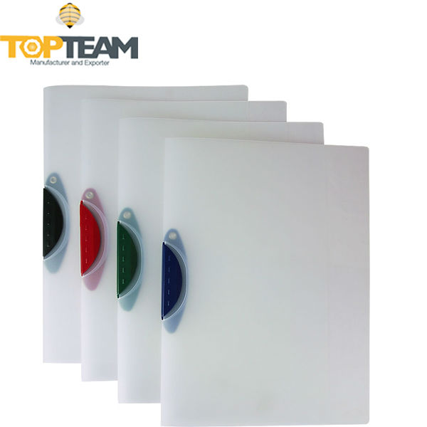Report Folders With Clear Cover 5-Pack A4/Letter Plastic Report Covers - Swing Clip Folders For School & Office (Gradient Colors) Presentation Folder