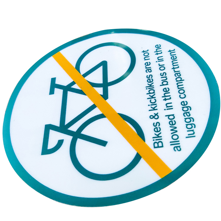 Пользовательское внимание, не нужно стоять велосипедами, наклейка на окно магазина, водонепроницаемая, оптовая продажа, дешево