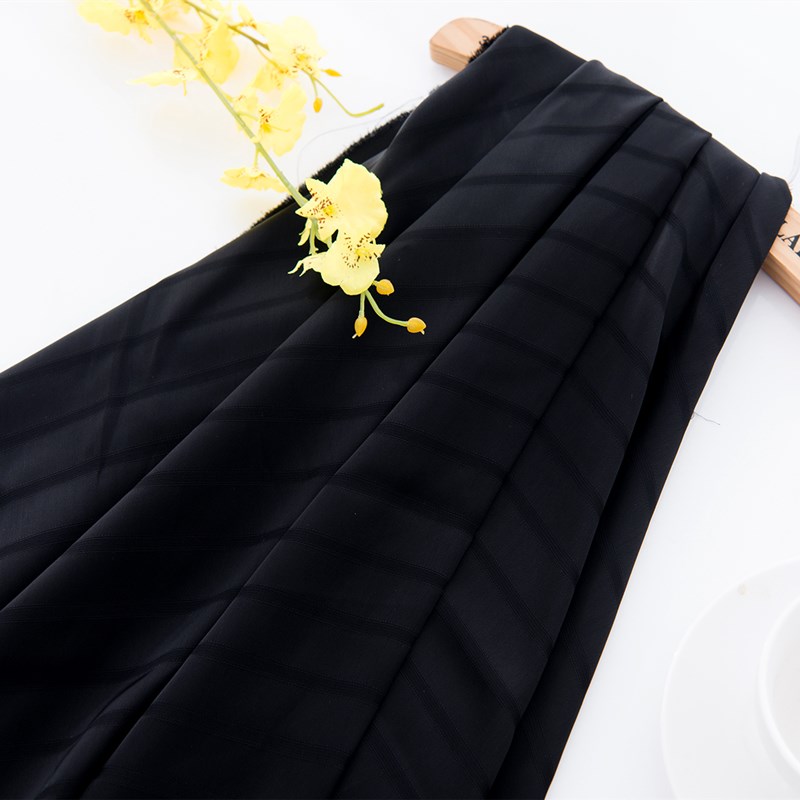 Ацетат/вискоза полоса тканая ткань для женских рубашек платья пальто