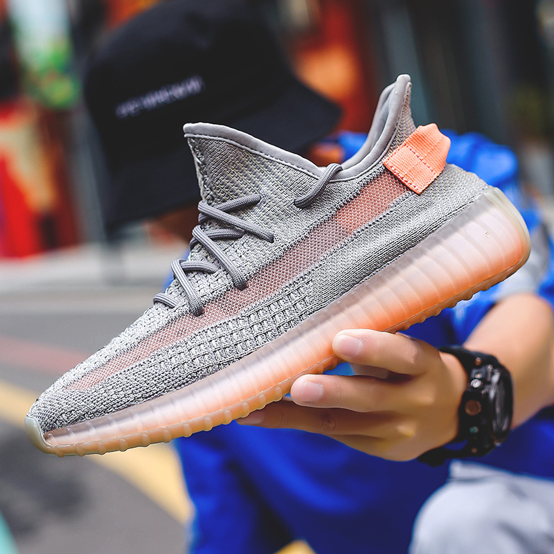 Оптовая продажа, новинка, мужские кроссовки Yeezy для бега, мужская спортивная обувь