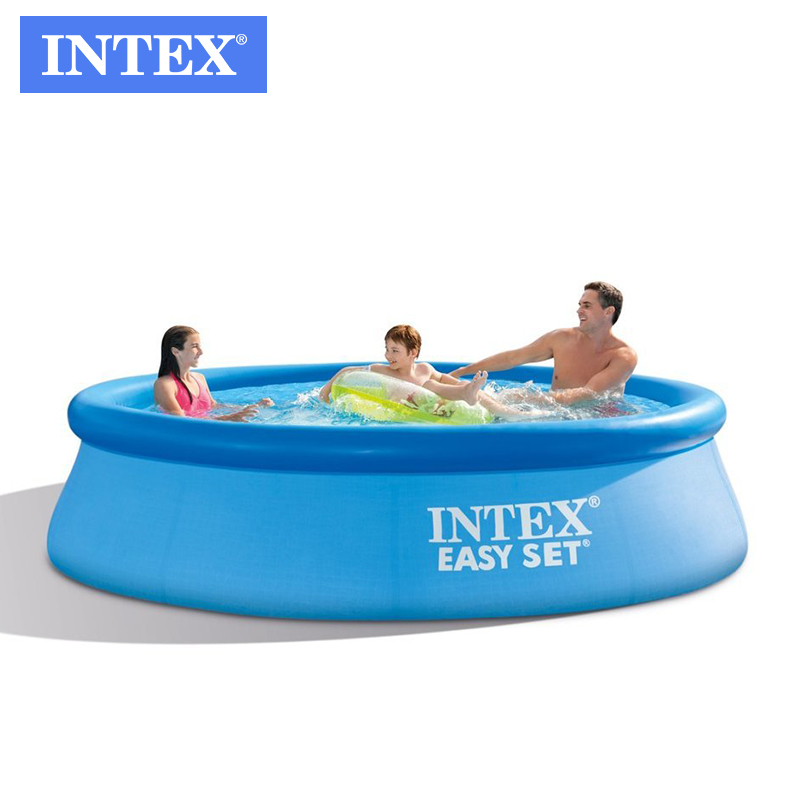 inflating intex pool