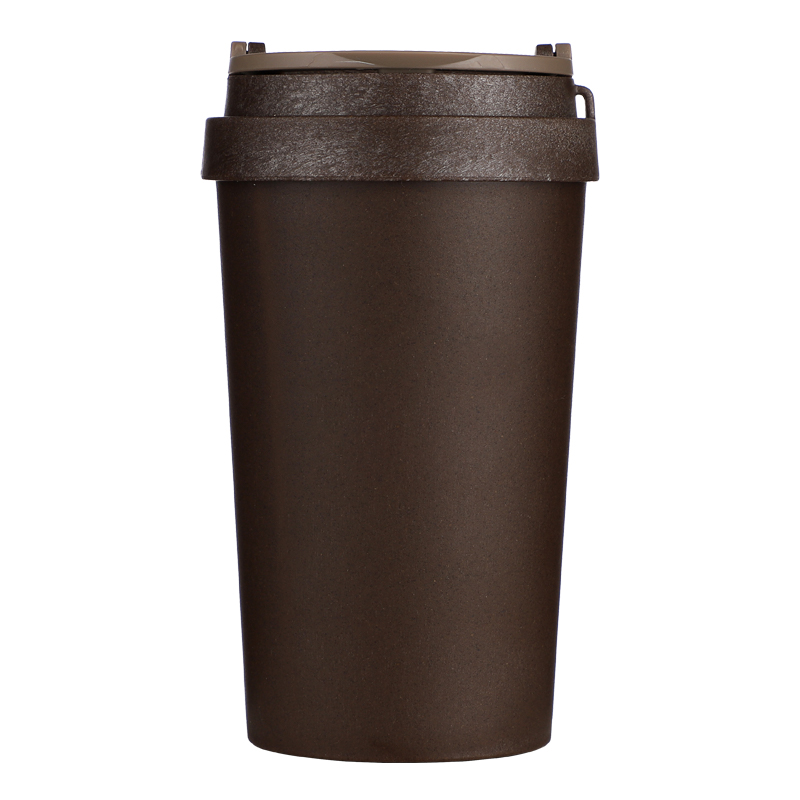 400 мл новейшие Экологичные многоразовые кофе измельчает с двойными стенками, кофейная чашка изоляции кружка с ручкой