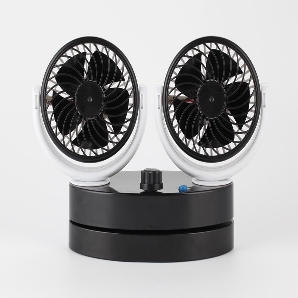Автомобильный вентилятор с двойной головкой, 4 дюйма, 12 В, 24 В